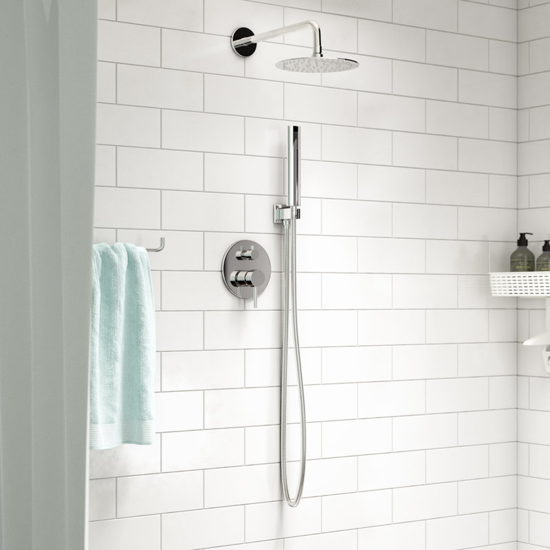 Rebrilliant Bustillos Volume Control Complete Shower System with Rough